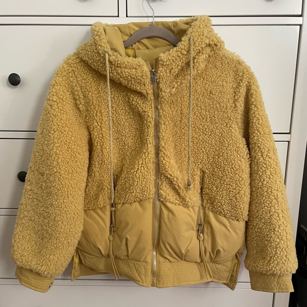 Yellow Fleece Jacket